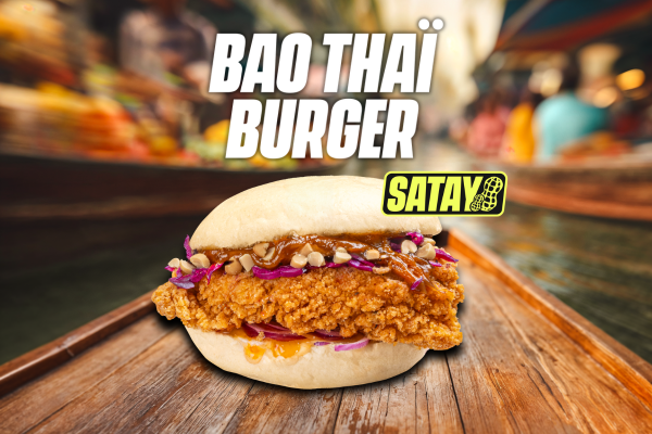 BAO THAÏ BURGER SATAY
