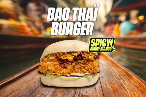 BAO THAÏ BURGER SPICY CURRY MANGO