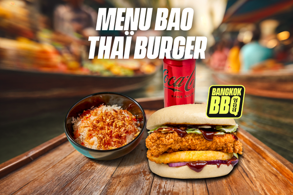 MENU BAO THAÏ BURGER BANGKOK BBQ