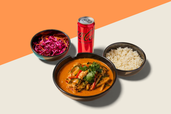 MENU CURRY ROUGE POULET